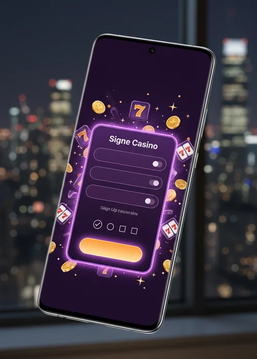 King Spin Casino registration form showing personal details input fields and progress bar for new players.